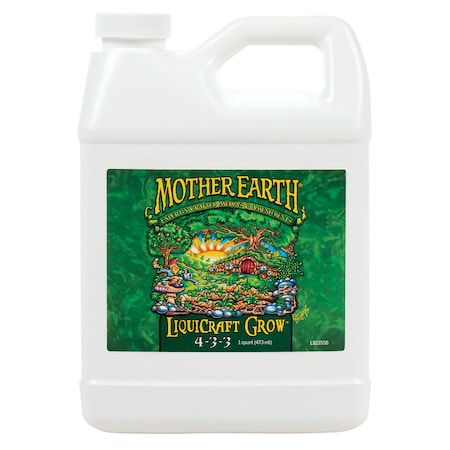 Mother Earth Mother Earth LiquiCraft Grow All Plant 4-3-3 Plant Fertilizer 1 qt HGC733932